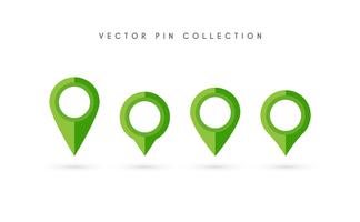 Locatie pin. Kaart pin plat pictogram vector ontwerp.