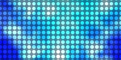 lichtblauwe vectortextuur met cirkels. abstracte illustratie met kleurrijke vlekken in natuurstijl. patroon voor websites, bestemmingspagina's. vector