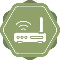 Wifi router vector icoon