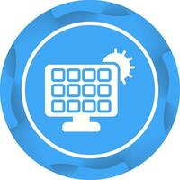 zonne- paneel oplader vector icoon
