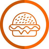 Hamburguer vector icoon ontwerp