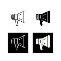 megafoon vector pictogram