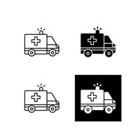 ambulance vector pictogram