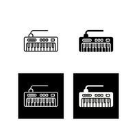 piano vector pictogram