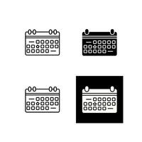 kalender vector pictogram