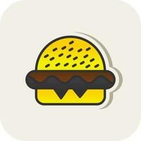 Hamburguer vector icoon ontwerp