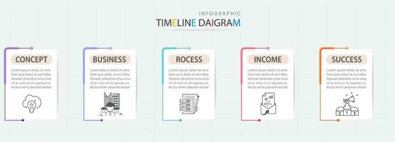 infographic bedrijf reeks 26-6 vector