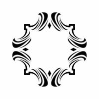 vector ornament sjabloon ontwerp logo. modern ornament vector voor bruiloft uitnodiging, achtergrond en afdrukken sjabloon ontwerp