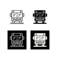 bus vector pictogram