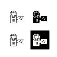 camcorder vector pictogram