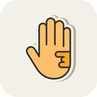 hand- vector icoon ontwerp