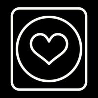 liefde muziek- doos vector icoon