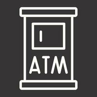 geldautomaat vector pictogram