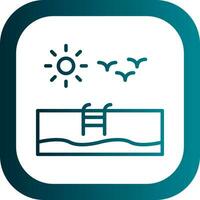 zwemmen zwembad vector icoon ontwerp
