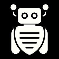 robot assistent vector icon