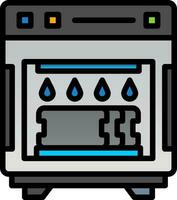 schotel wasmachine vector icoon ontwerp