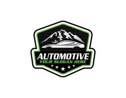 sportwagen logo ontwerp. auto, auto showroom, autodealer logo ontwerp vector