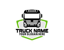 een sjabloon van vrachtauto logo, lading logo, levering lading vrachtwagens, logistiek logo vector