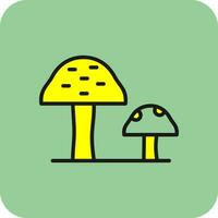 champignons vector icoon ontwerp