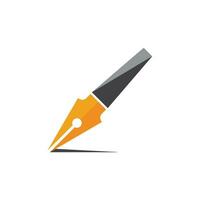 veer pen logo sjabloon vector illustratie