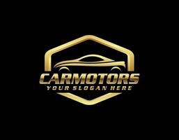 auto garage premium concept logo ontwerp vector