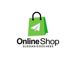 online winkel logo ontwerpen sjabloon vector