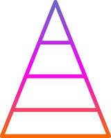 piramide vector icoon ontwerp