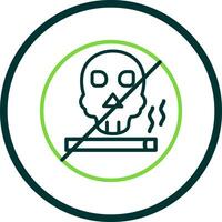 roken doodt vector icoon ontwerp