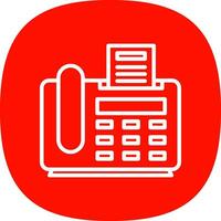 fax machine vector icoon ontwerp