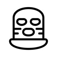 terrorist masker icoon vector symbool ontwerp illustratie