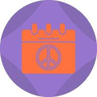 vrede kalender vector icoon
