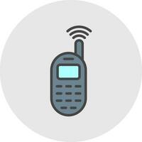 walkie talkie vector icoon ontwerp