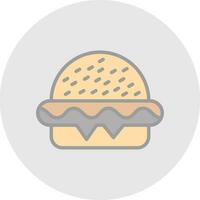 Hamburguer vector icoon ontwerp