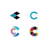 c letter alfabet vector