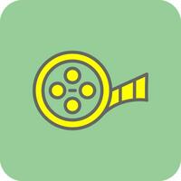 film haspel vector icoon ontwerp