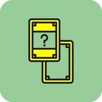 quiz spel vector icoon ontwerp