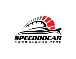 sport- auto logo icoon set. motor voertuig silhouet emblemen. auto garage handel merk identiteit ontwerp elementen. vector illustraties.