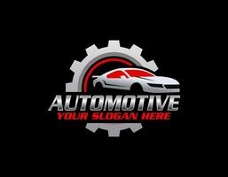 auto garage premie concept logo vector