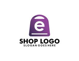 modern online winkel logo ontwerpen sjabloon vector