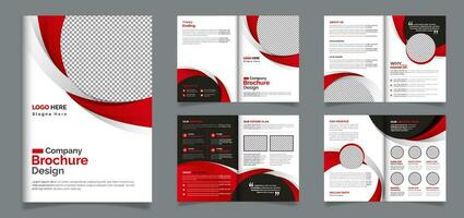 professioneel en creatief zakelijke bedrijf brochure minimalistische ontwerp afdrukken sjabloon vector