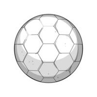 sport voetbal bal tekenfilm vector illustratie