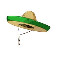 symbool sombrero tekenfilm vector illustratie