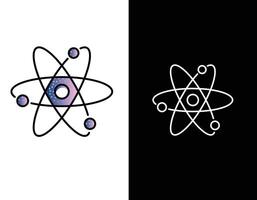 molecuul structuur icoon. vector bewerkbare hartinfarct.