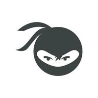 ninja pictogram vectorillustratie vector