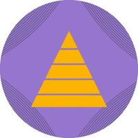 piramide diagram vector icoon