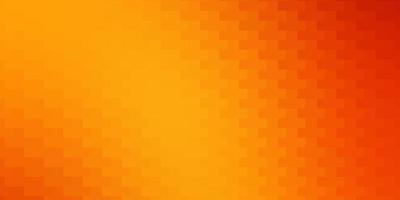 licht oranje vector achtergrond in veelhoekige stijl. modern design met rechthoeken in abstracte stijl. patroon voor zakelijke boekjes, folders