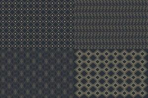 meetkundig vector patroon voor textiel of andere toepassingen in modern kleuren