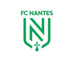 fc nantes logo club symbool groen ligue 1 Amerikaans voetbal Frans abstract ontwerp vector illustratie