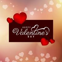 De dag mooie achtergrond van abstracte Gelukkige Valentijnskaart vector
