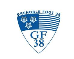 grenoble voet club logo symbool ligue 1 Amerikaans voetbal Frans abstract ontwerp vector illustratie